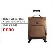 Troop Cabin Wheel Bag-46cm x 36cm x 20cm