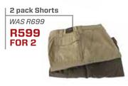 2 Pack Shorts-For 2