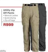 First Ascent Utility Zip Off Pants