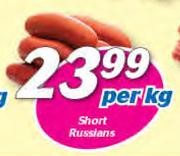 Short Russians-Per Kg
