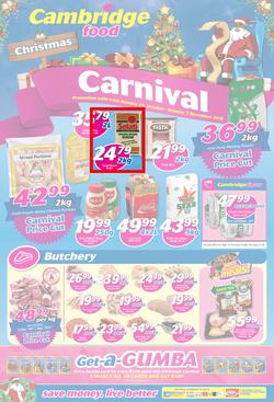 Cambridge Food Gauteng : Christmas Carnival (24 Oct - 7 Nov 2016), page 1