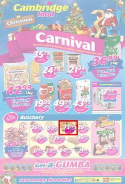 Cambridge Food Gauteng : Christmas Carnival (24 Oct - 7 Nov 2016), page 1