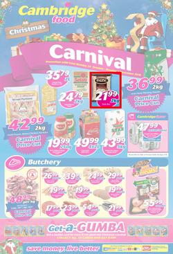Cambridge Food Gauteng : Christmas Carnival (24 Oct - 7 Nov 2016), page 1