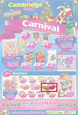 Cambridge Food Gauteng : Christmas Carnival (24 Oct - 7 Nov 2016), page 1