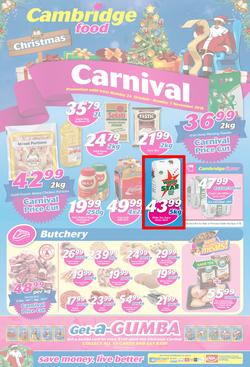 Cambridge Food Gauteng : Christmas Carnival (24 Oct - 7 Nov 2016), page 1