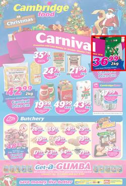 Cambridge Food Gauteng : Christmas Carnival (24 Oct - 7 Nov 2016), page 1