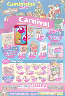 Cambridge Food Gauteng : Christmas Carnival (24 Oct - 7 Nov 2016), page 1