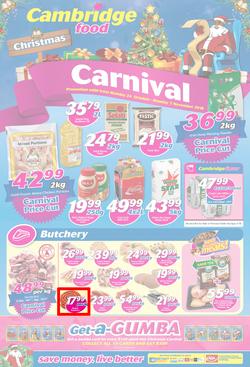Cambridge Food Gauteng : Christmas Carnival (24 Oct - 7 Nov 2016), page 1
