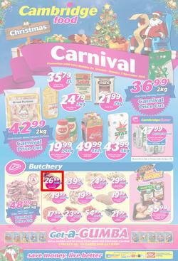 Cambridge Food Gauteng : Christmas Carnival (24 Oct - 7 Nov 2016), page 1