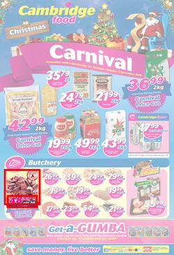 Cambridge Food Gauteng : Christmas Carnival (24 Oct - 7 Nov 2016), page 1