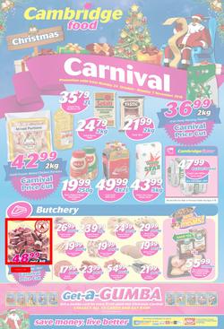 Cambridge Food Gauteng : Christmas Carnival (24 Oct - 7 Nov 2016), page 1