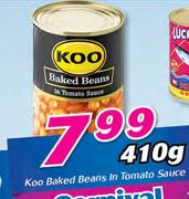 Koo Baked Beans In Tomato Sauce-410g