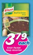 Knorr Packet Soup Assorted