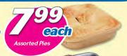 Assorted Pies