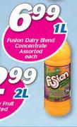 Fusion Dairy Blend Concentrate Assorted-1Ltr