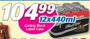 Carling Black Label Cans-12 x 440ml