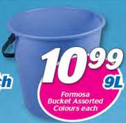 Formosa Bucket Assorted Colours-9Ltr