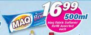 Maq Fabric Softener Refill Assorted-500ml