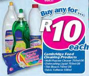 Cambridge Food Cleaning Products-Each