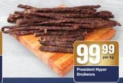 President Hyper Droewors-Per Kg