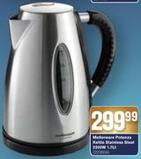 Mellerware 1.7Ltr 2200W Potenza Kettle Stainless Steel