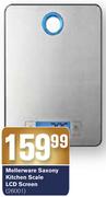 Mellerware Saxony Kitchen Scale LCD Screen