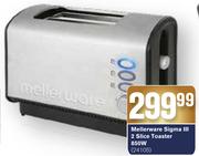 Mellerware Sigma III 2 Slice Toaster 850W