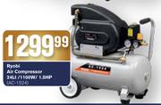 Ryobi 24Ltr 1100W 1.5HP Air Compressor