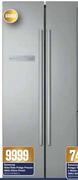Samsung 660Ltr Silver Finish Side/Side Fridge Freezer