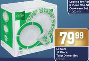 Le Cafe 12 Piece Tulip Dinner Set