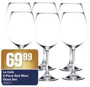 Le Cafe 6 Piece Red Wine Glass Set