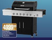 Megamaster Blaze 600 Black Gas Braai 6 Burner + Side Burner FSBG00341