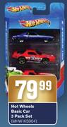 Hot Wheels Basic Car 3 Pack Set MHW-K5904