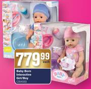 Baby Born Interative Girl/Boy-Each