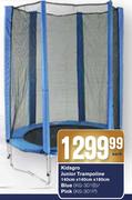 Kidsgro Junior Trampoline 140cm x 140cm x 180cm Blue KG-301B/Pink KG-301P-Each