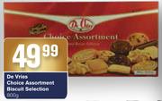 De Vries Choice Assortment Biscuit Selection-800g