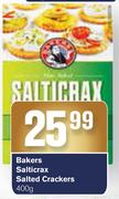 Bakers Salticrax Salted Crackers-400g