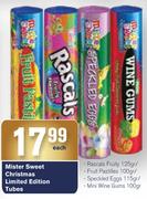 Mister Sweet Christmas Limited Edition Tubes-Each
