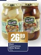 Miami Pickled Onions White/Brown-780g Each
