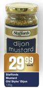 Staffords Mustard Old Style/Dijon-135g