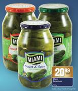 Miami Cucumbers Sweet And Sour/Sweet And Tangy/Dill-760g Each