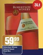 Robertson Winery Natural Sweet Rose Box-3Ltr