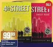 4th Street Sweet White/Sweet Rose/Sweet Red-5Ltr Each