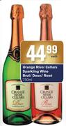 Orange River Cellars Sparkling Wine Brut/Doux/Rose-750ml Each