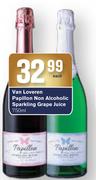 Van Loveren Papillon Non Alcoholic Sparkling Grape Juice-750ml Each