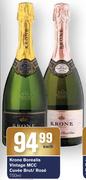 Krone Borealis Vintage MCC Cuvee Brut/Rose-750ml Each
