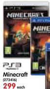 PS3 Minecraft
