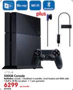 PS4 500GB Console-Per Bundle