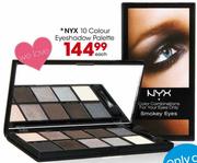 NYX 10 Colour Eyeshadow Palette