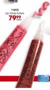 NYX Lip Gloss Tubes-each